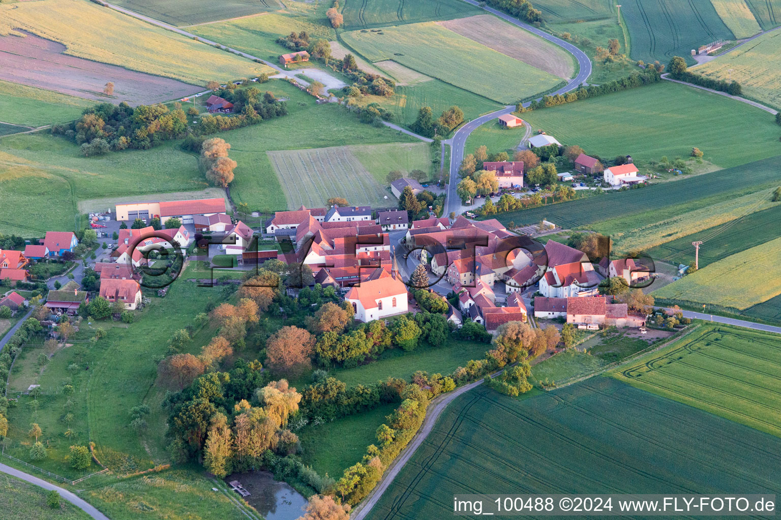 Donnersdorf in the state Bavaria, Germany