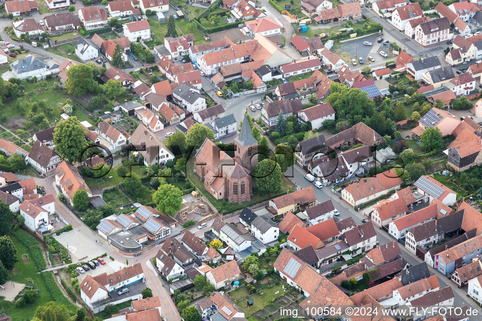 Church building in the village of in Rohrbach in the state Rhineland-Palatinate, Germany