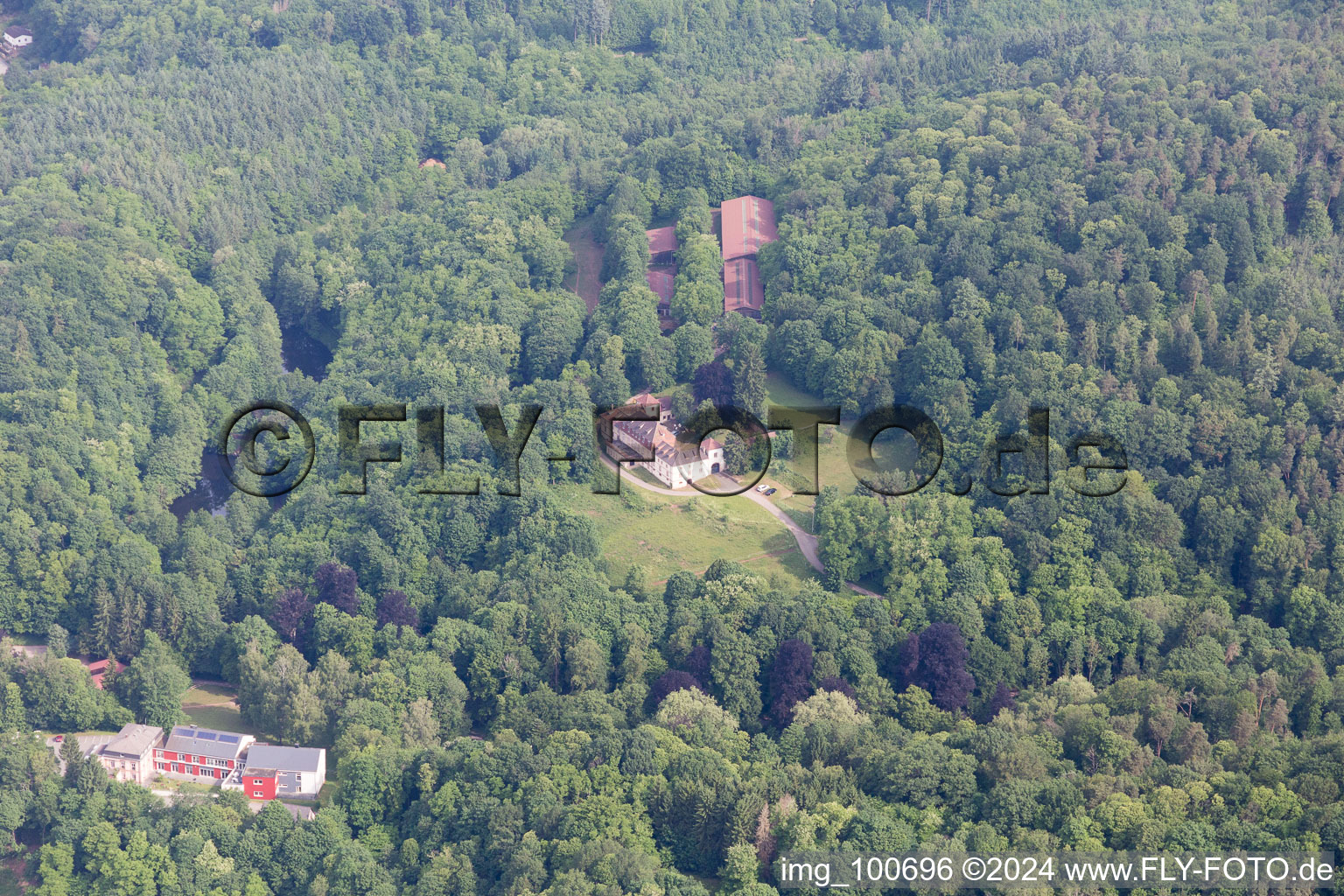 Aerial photograpy of Rott in the state Bas-Rhin, France