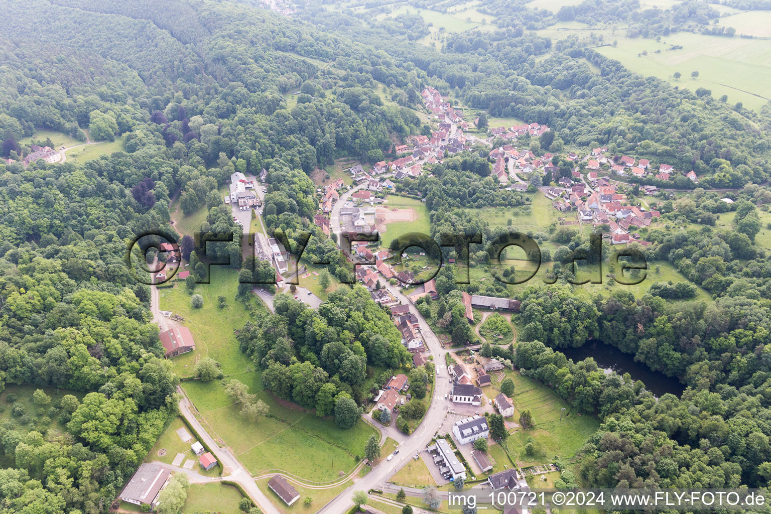 Near Wissembourg in Weiler in the state Bas-Rhin, France