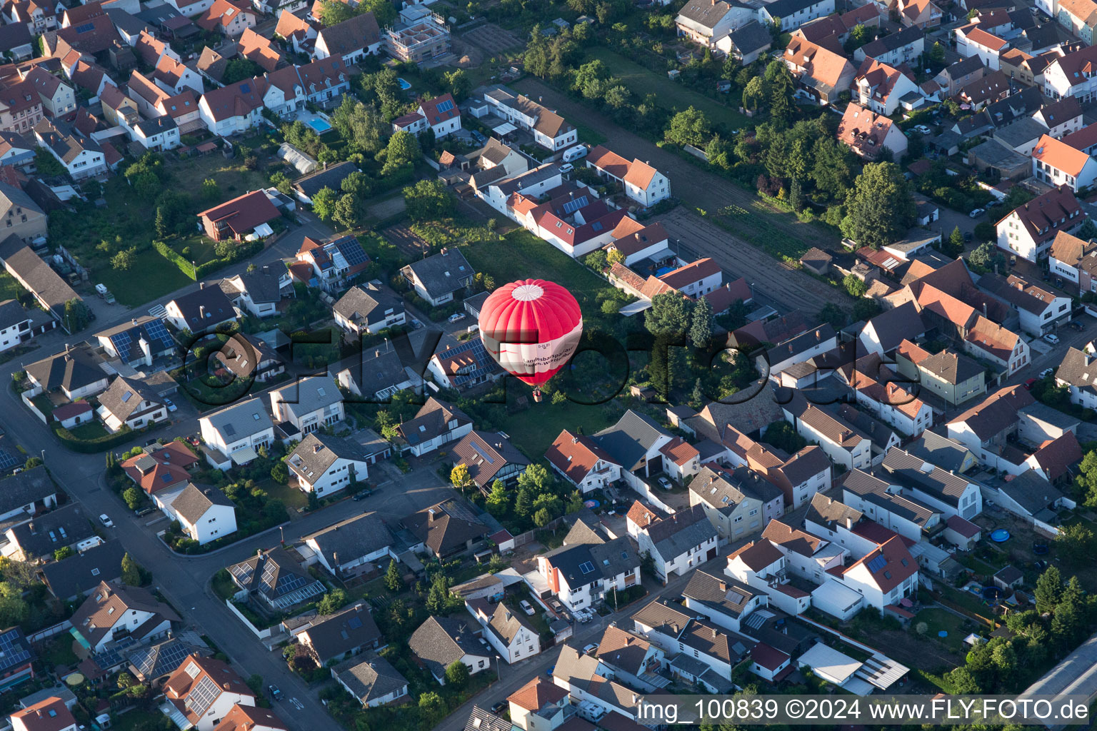 Dudenhofen in the state Rhineland-Palatinate, Germany from the drone perspective