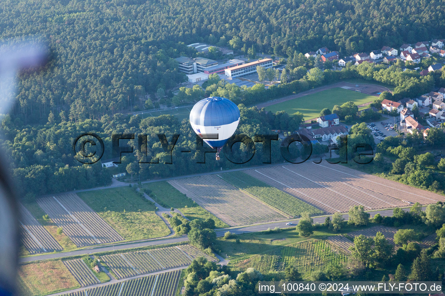 Dudenhofen in the state Rhineland-Palatinate, Germany from a drone