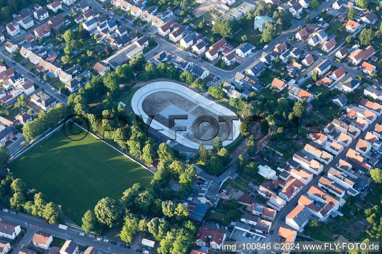 Dudenhofen in the state Rhineland-Palatinate, Germany out of the air