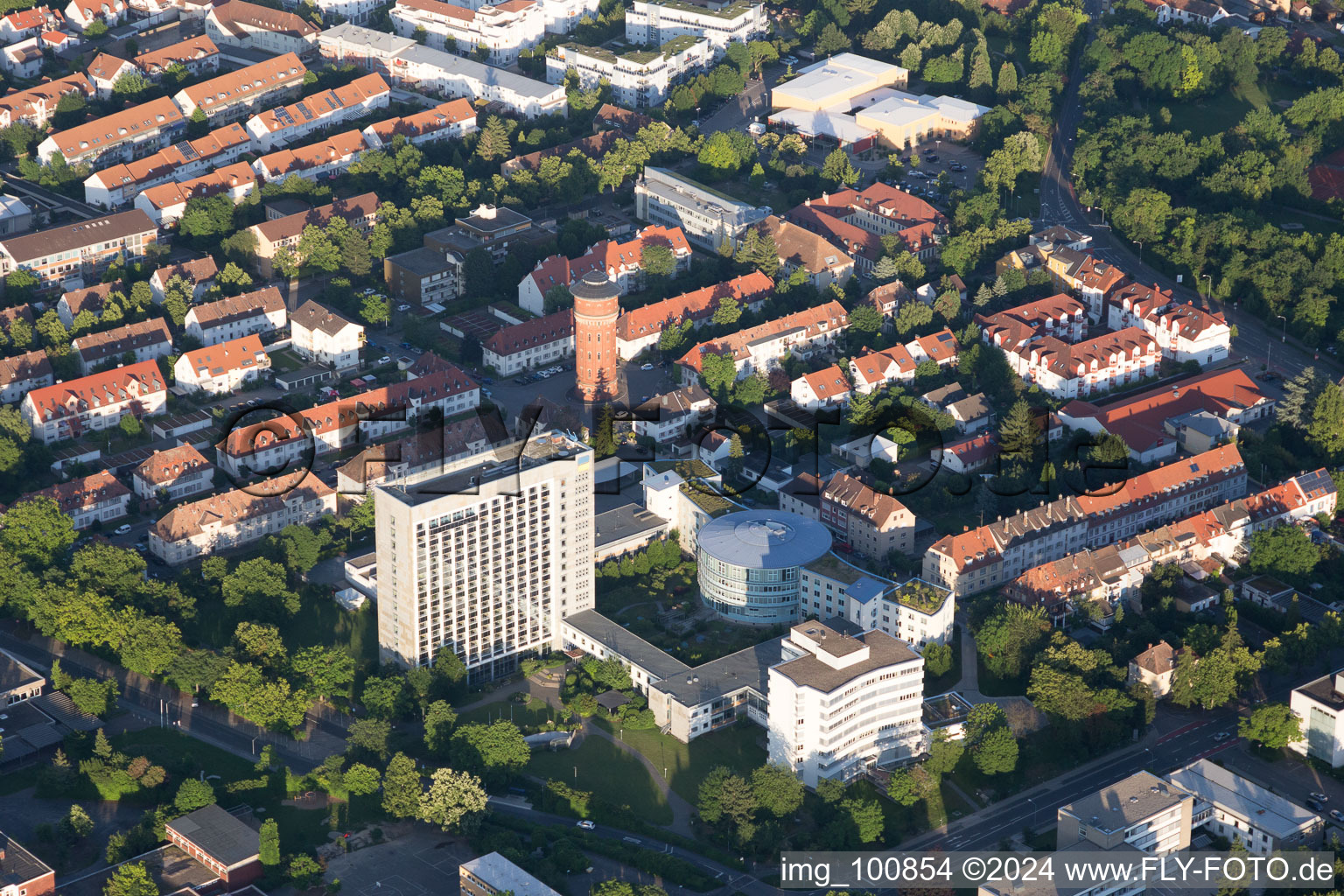 Bird's eye view of Speyer in the state Rhineland-Palatinate, Germany