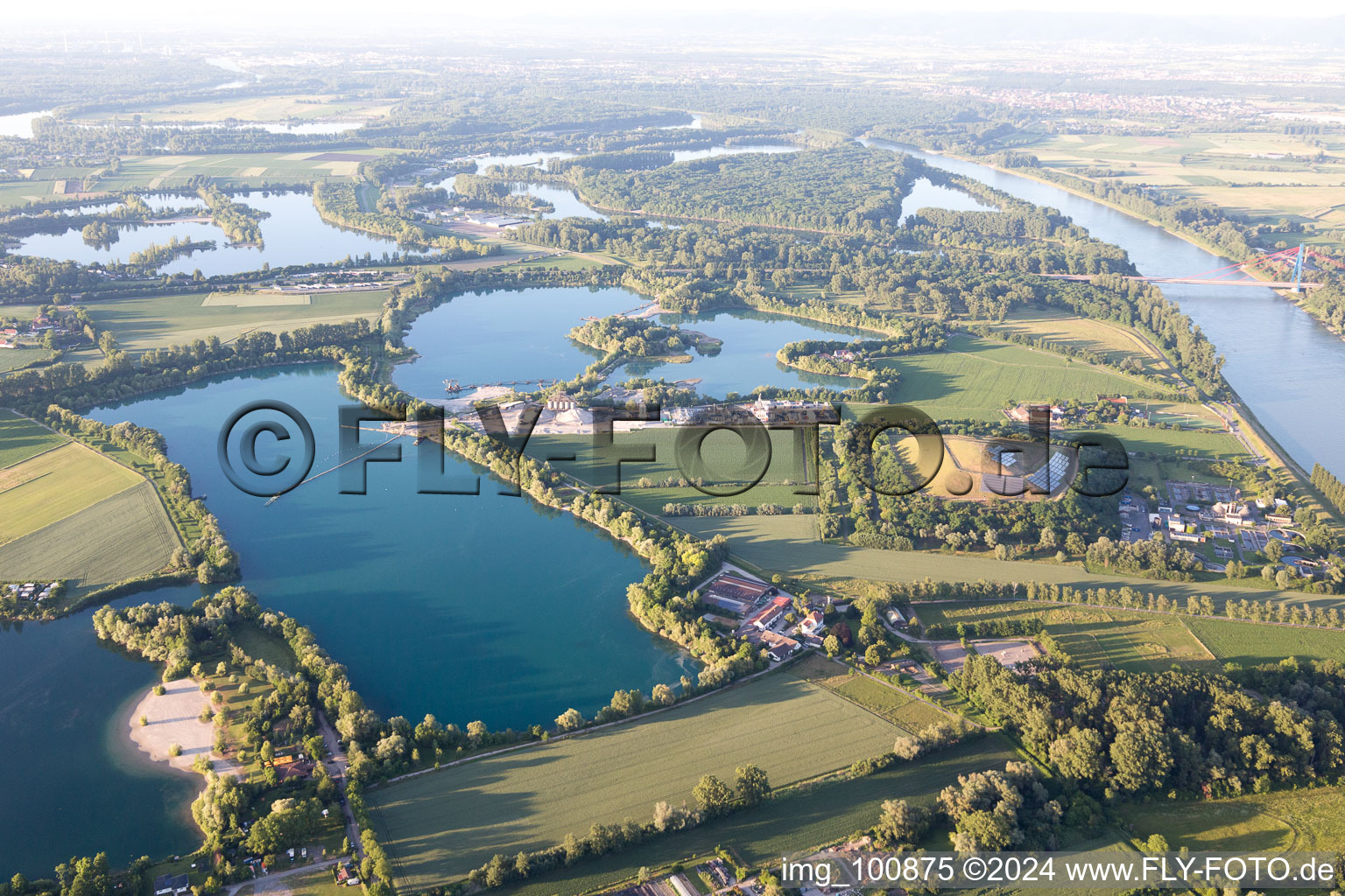 Wammsee in Speyer in the state Rhineland-Palatinate, Germany