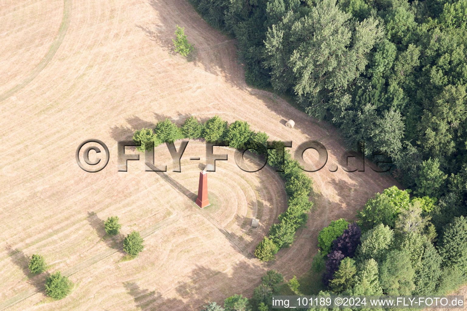 Drone image of Saint-Cyr-du-Gault in the state Loir et Cher, France