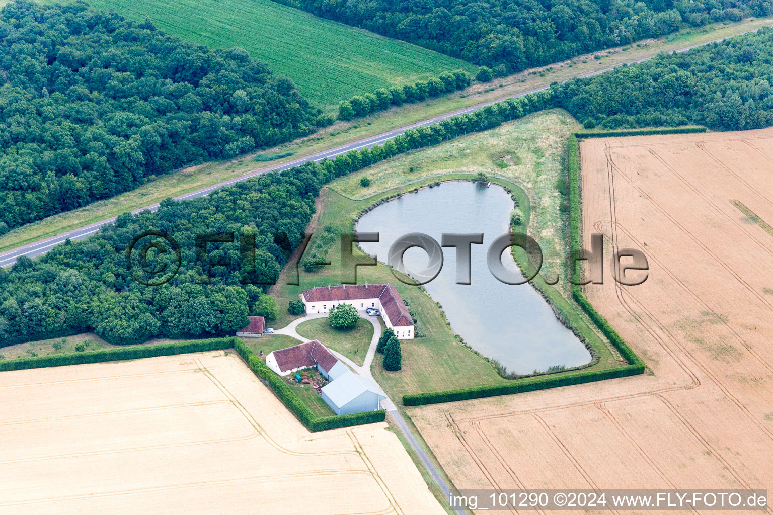 Ouzouer-sous-Bellegarde in the state Loiret, France