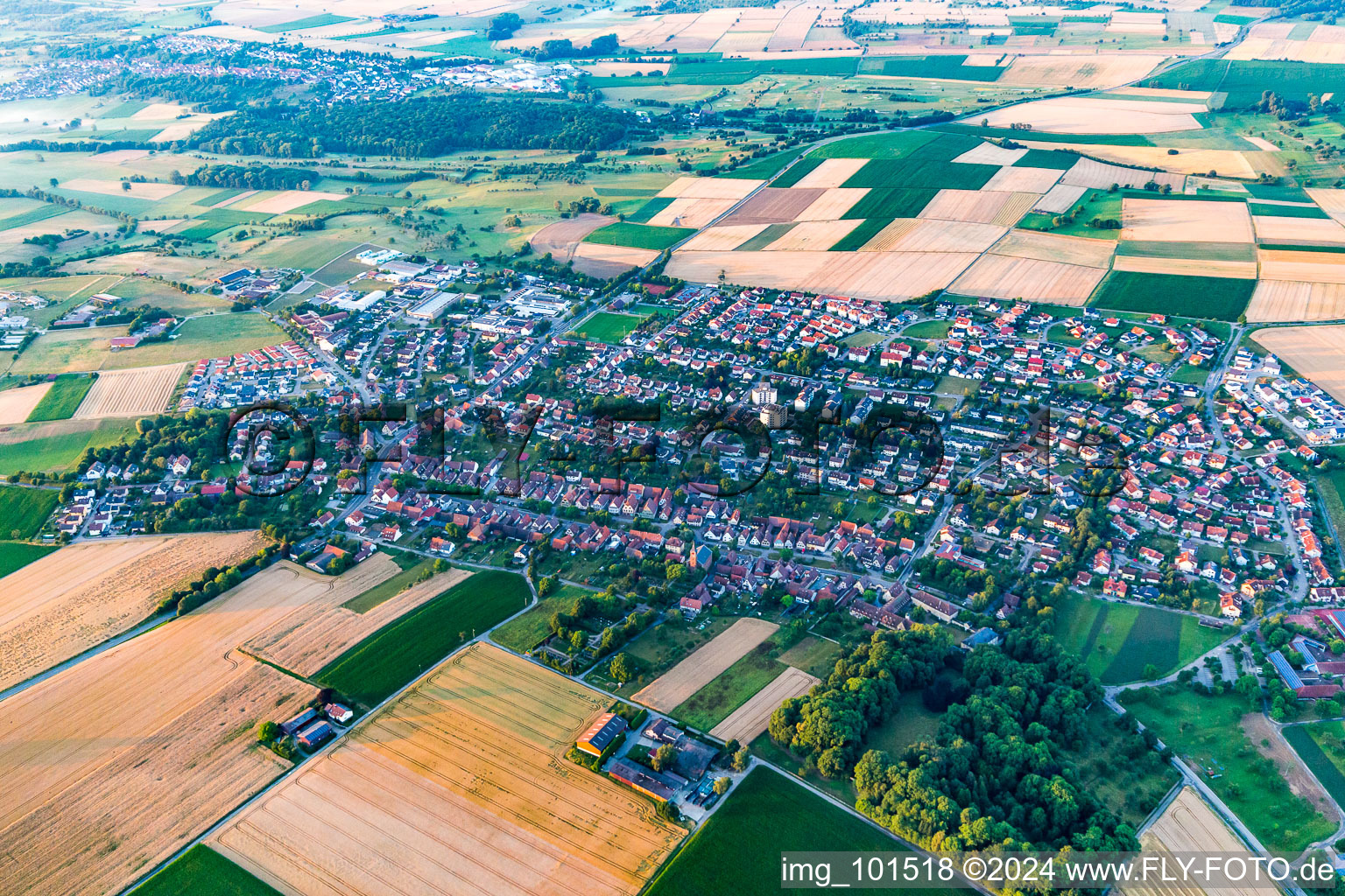 District Bauschlott in Neulingen in the state Baden-Wuerttemberg, Germany