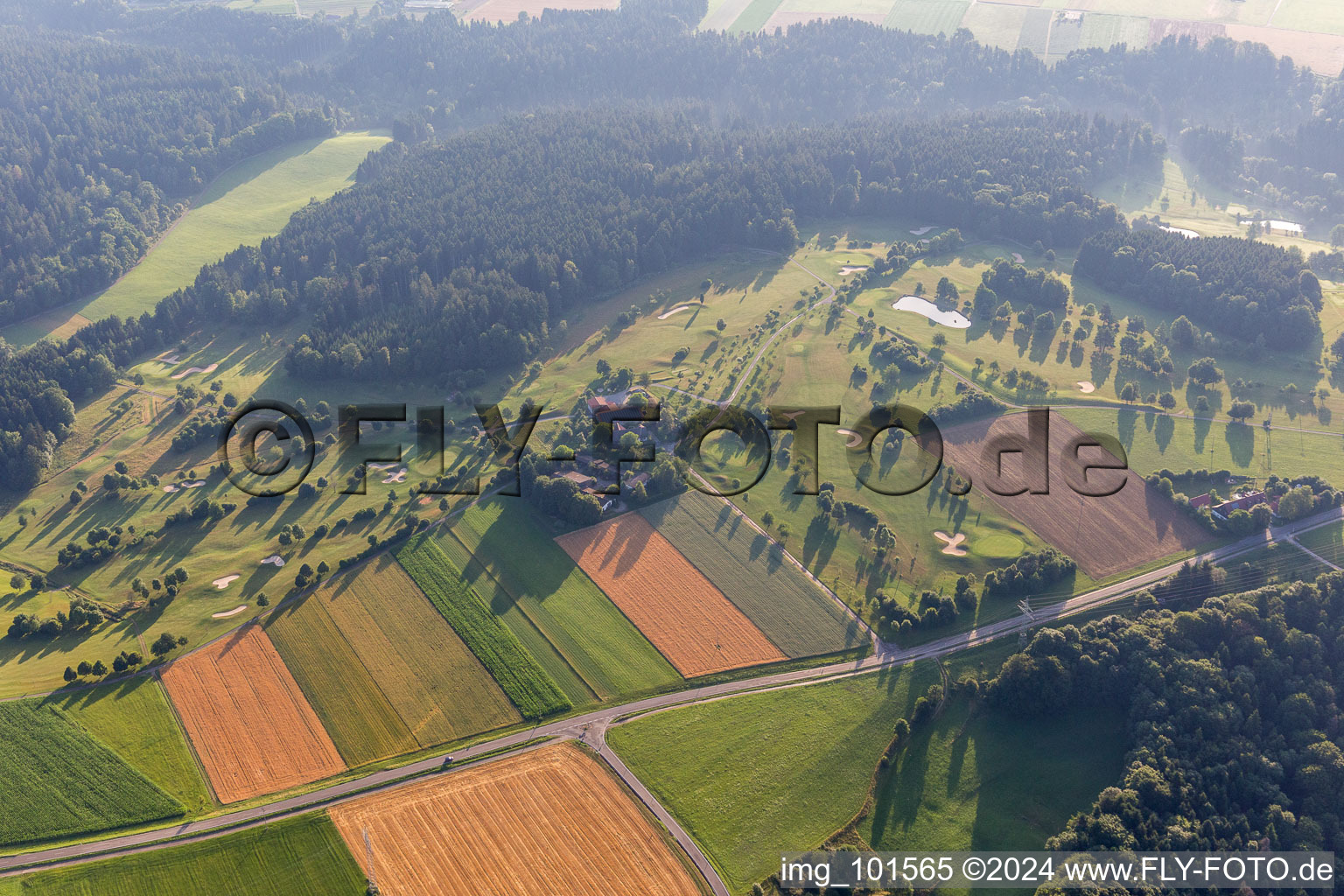 Aerial view of Breitenfürst in the state Baden-Wuerttemberg, Germany