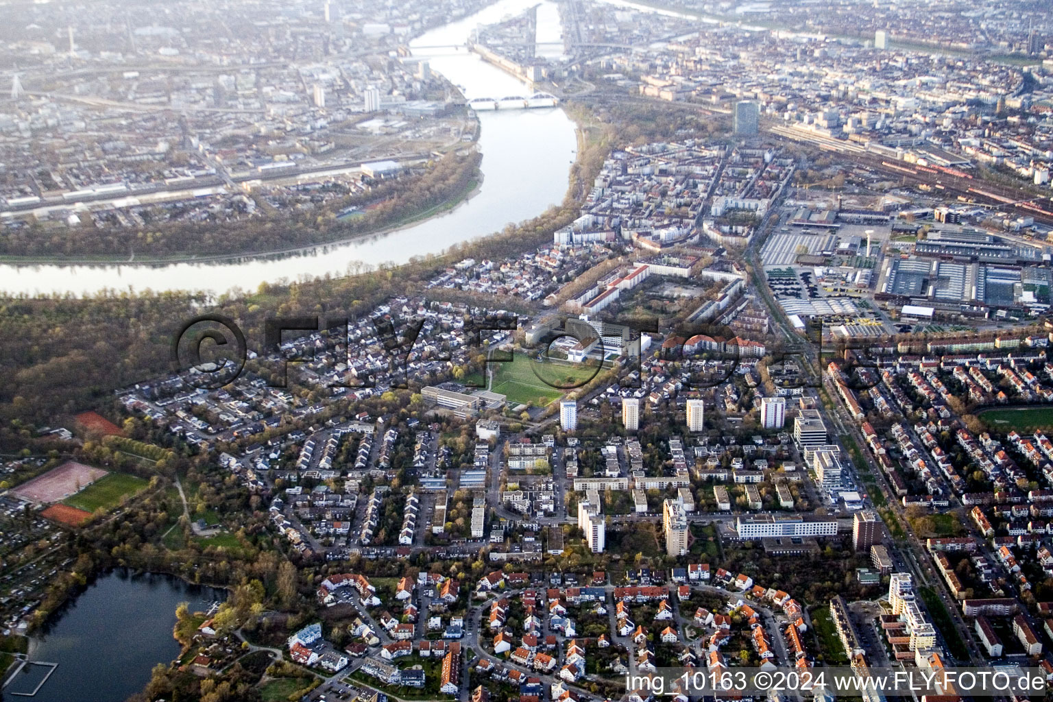 Niederfeld, Almenhof, Lanz Hospital in the district Lindenhof in Mannheim in the state Baden-Wuerttemberg, Germany