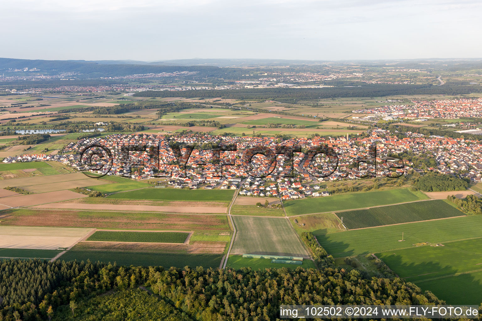 District Sankt Leon in St. Leon-Rot in the state Baden-Wuerttemberg, Germany