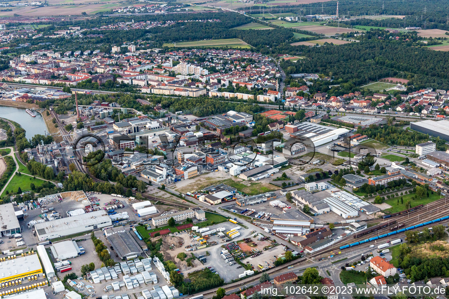 TIB Chemicals in the district Rheinau in Mannheim in the state Baden-Wuerttemberg, Germany