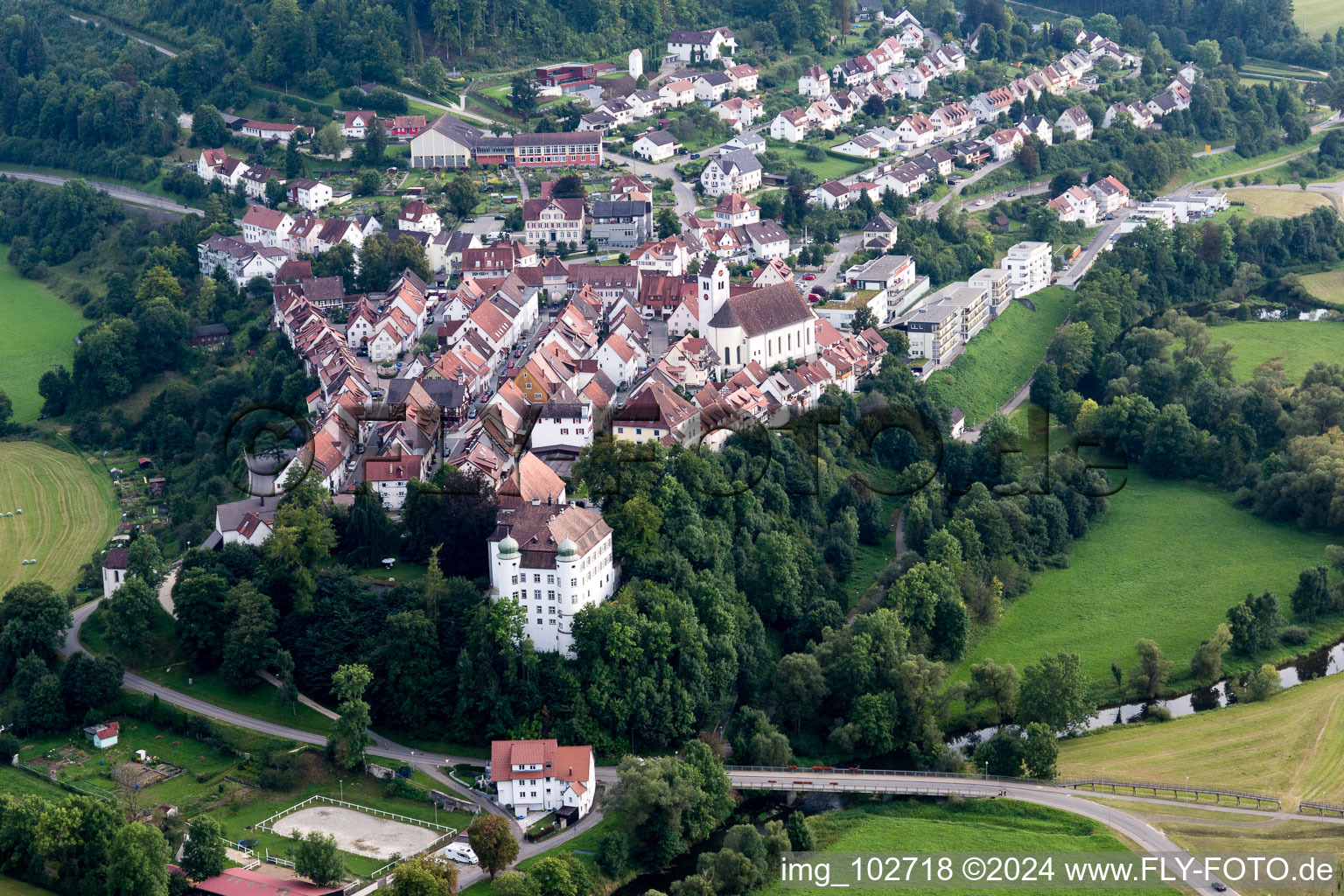 Palace in Muehlheim an der Donau in the state Baden-Wurttemberg, Germany