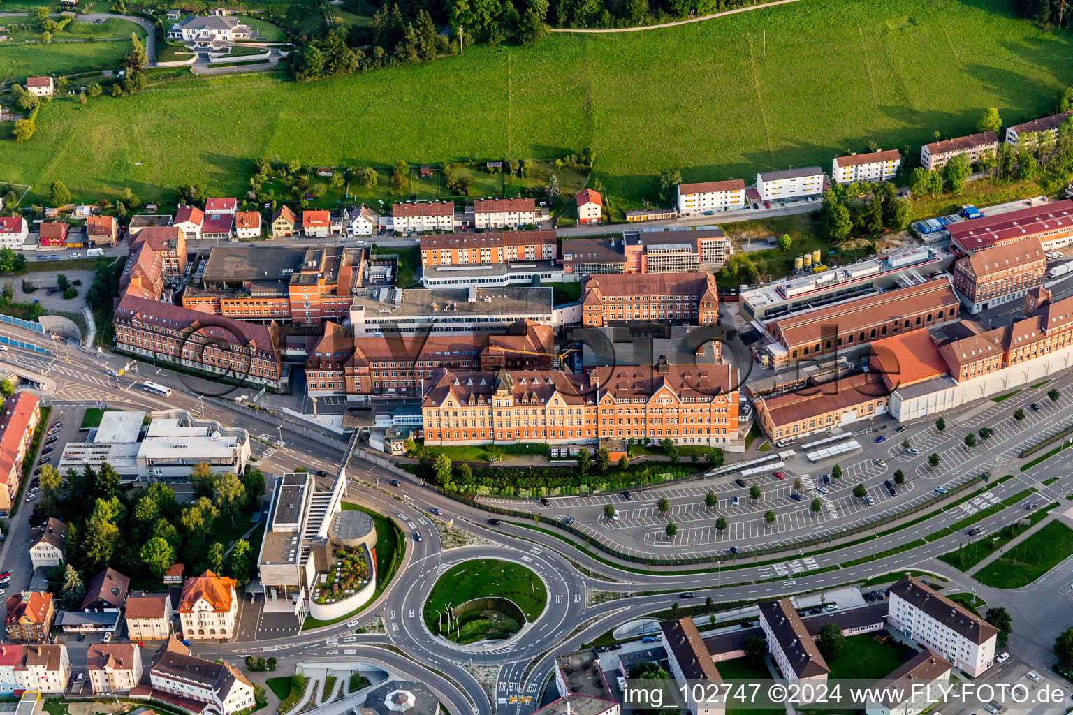 Drone recording of Tuttlingen in the state Baden-Wuerttemberg, Germany