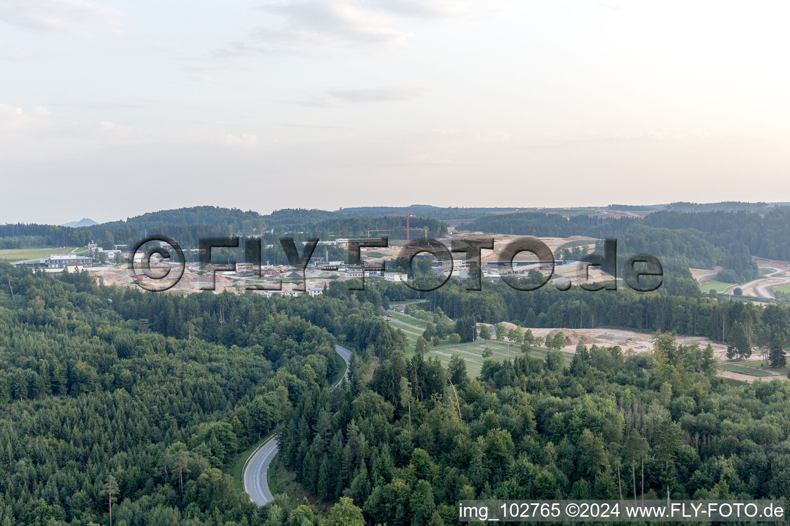 Immendingen in the state Baden-Wuerttemberg, Germany out of the air