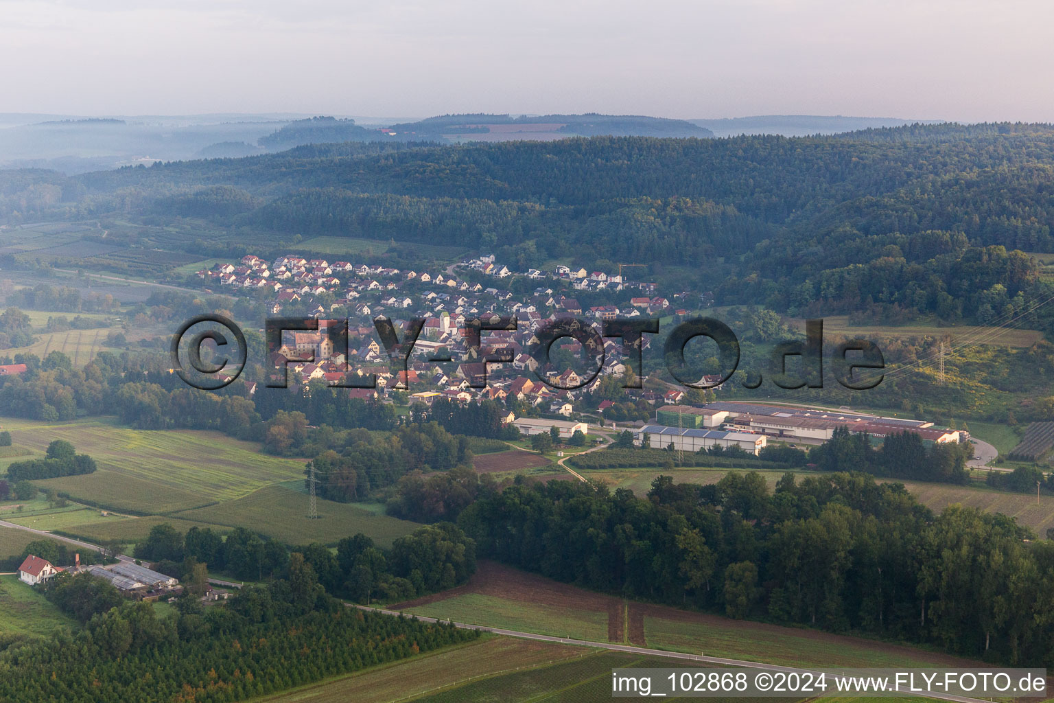 District Espasingen in Stockach in the state Baden-Wuerttemberg, Germany