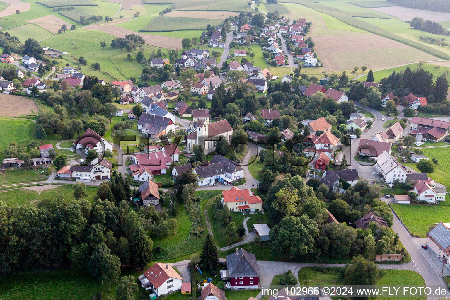 St. Oswald in the district Mindersdorf in Hohenfels in the state Baden-Wuerttemberg, Germany