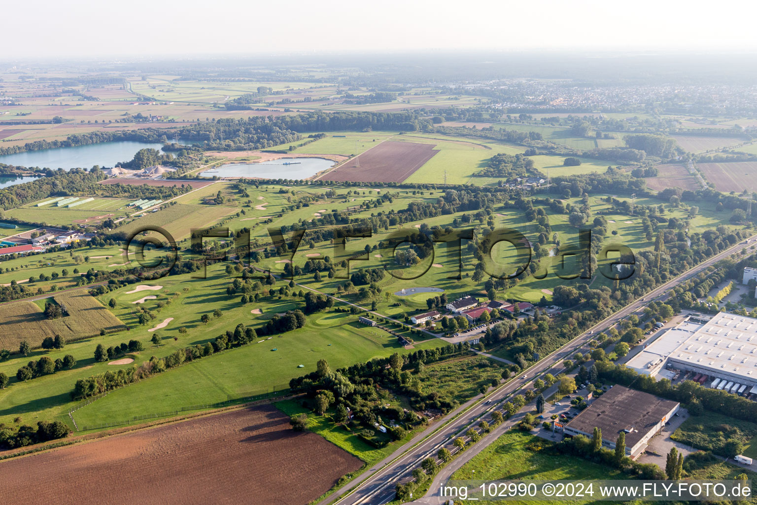 Golf Club in Bensheim in the state Hesse, Germany