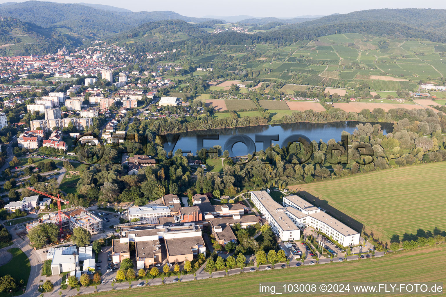 Bruchsee in Heppenheim in the state Hesse, Germany