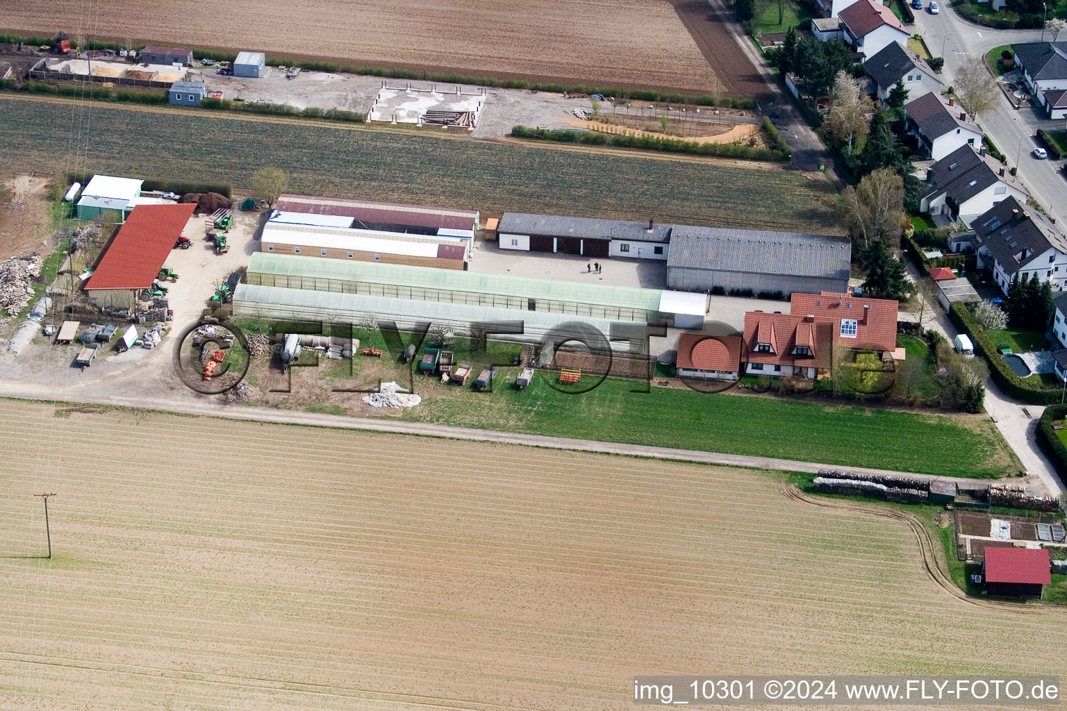 Kandel in the state Rhineland-Palatinate, Germany out of the air