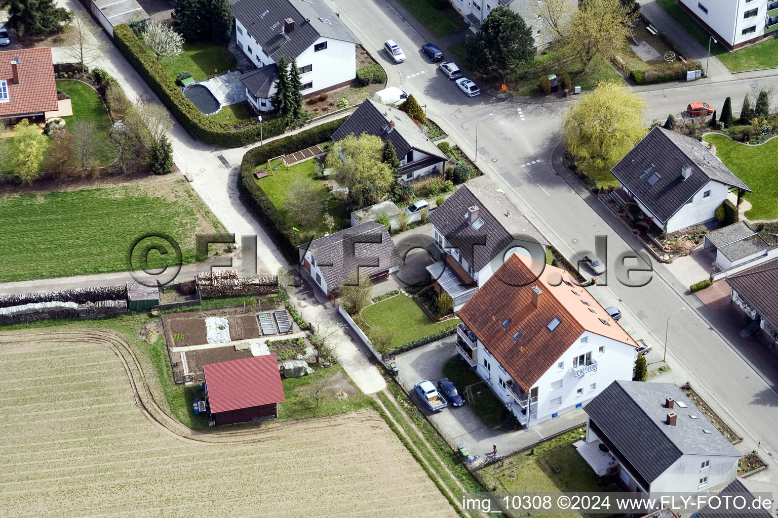 Drone image of Kandel in the state Rhineland-Palatinate, Germany