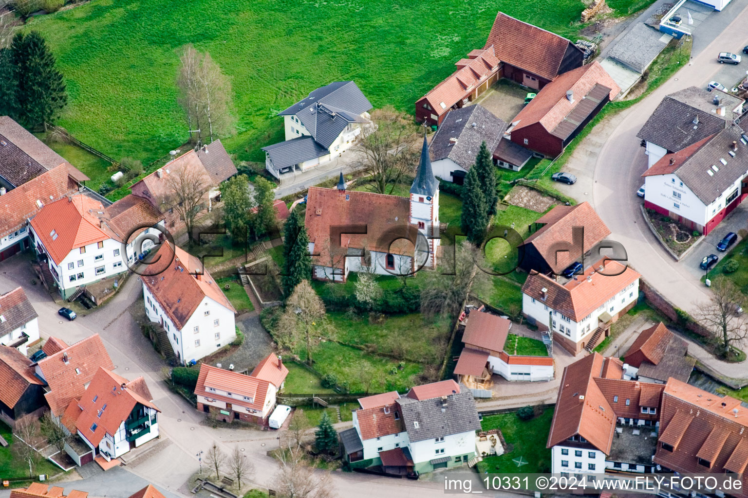 Churches building a chapel in the district Guettersbach in Mossautal in the state Hesse