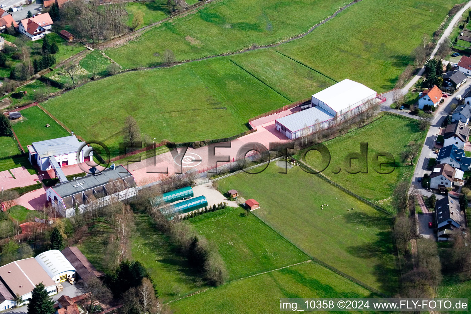 Aerial photograpy of Kocherbach in the district Affolterbach in Wald-Michelbach in the state Hesse, Germany