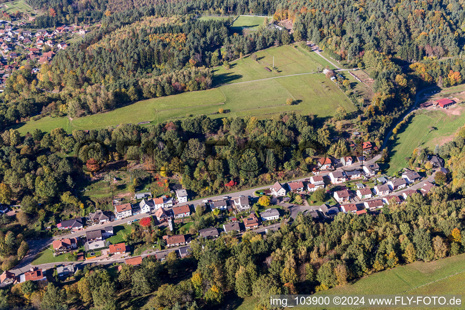 Bundenthal in the state Rhineland-Palatinate, Germany out of the air