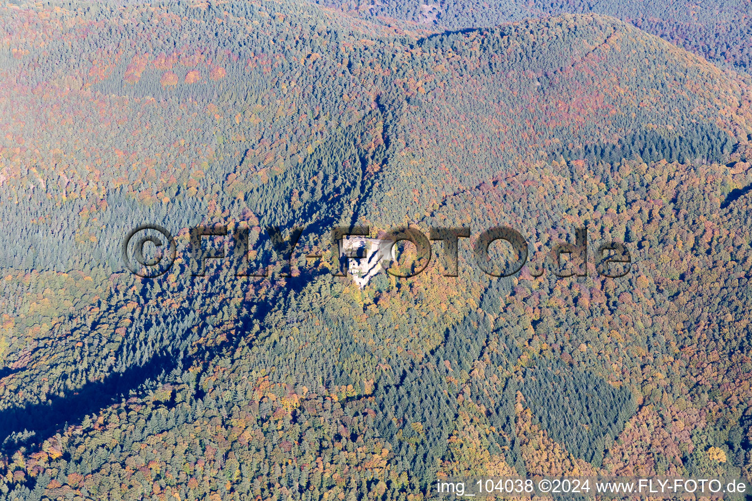 Meistersel Castle in Ramberg in the state Rhineland-Palatinate, Germany