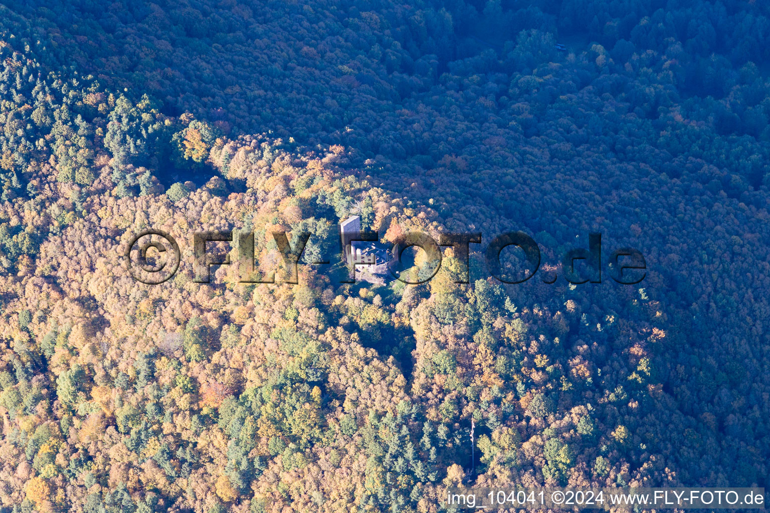 Ramberg in the state Rhineland-Palatinate, Germany out of the air