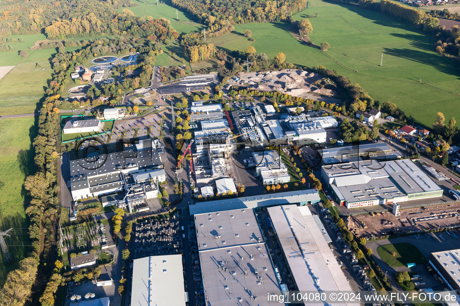 Industrial Area East in Landau in der Pfalz in the state Rhineland-Palatinate, Germany