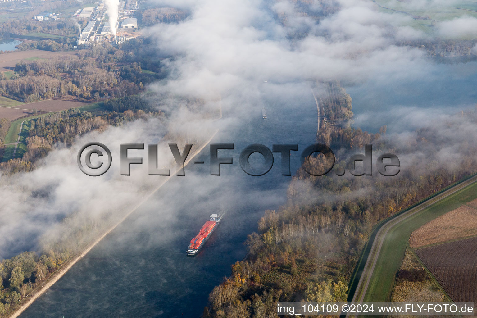 Germersheim in the state Rhineland-Palatinate, Germany out of the air