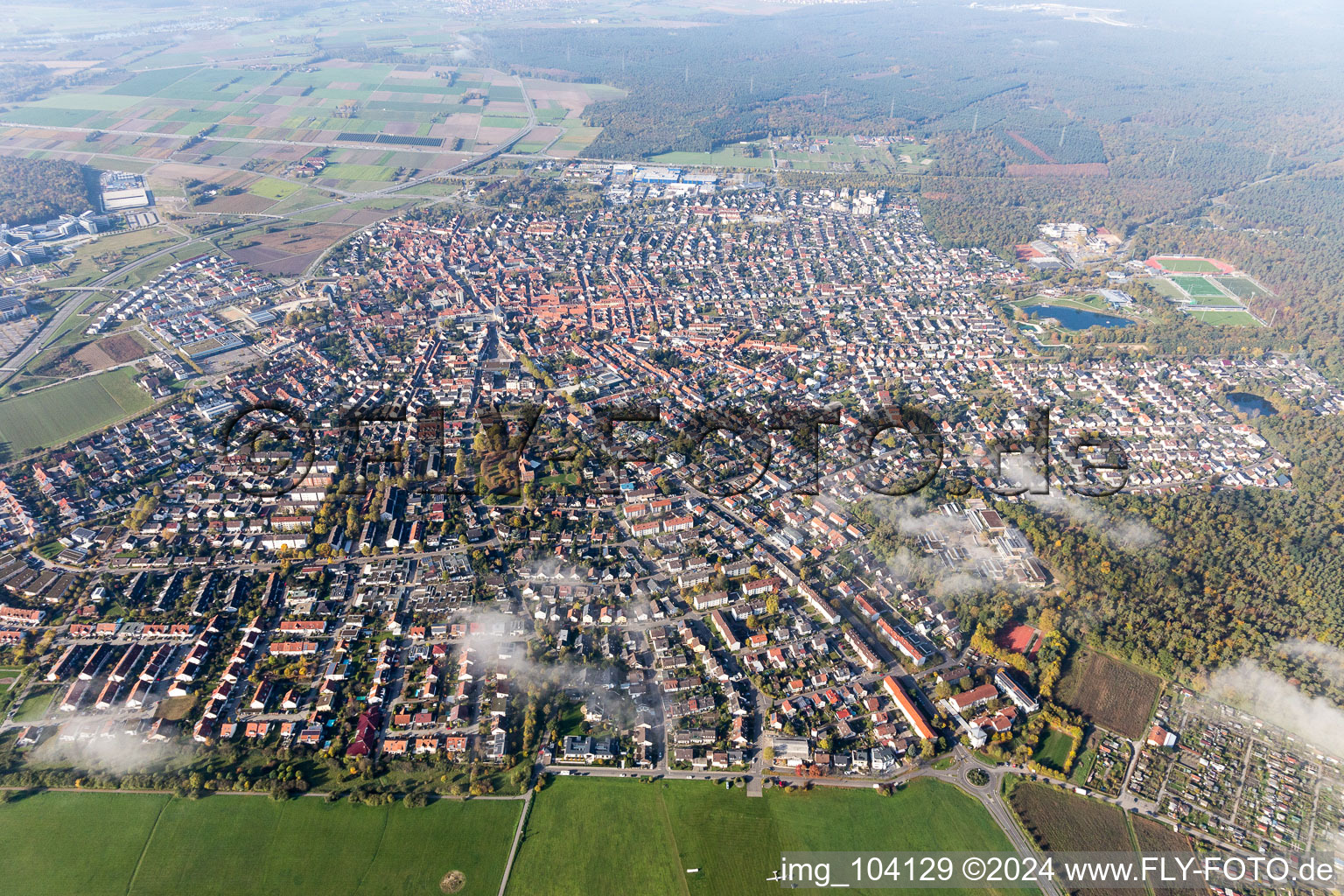 Walldorf in the state Baden-Wuerttemberg, Germany