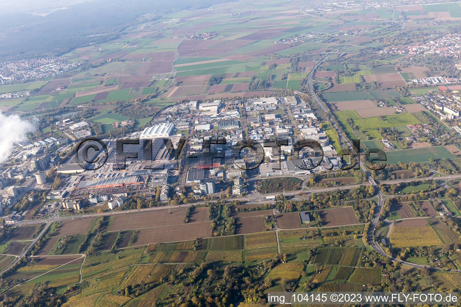 South, commercial area in the district Rohrbach in Heidelberg in the state Baden-Wuerttemberg, Germany