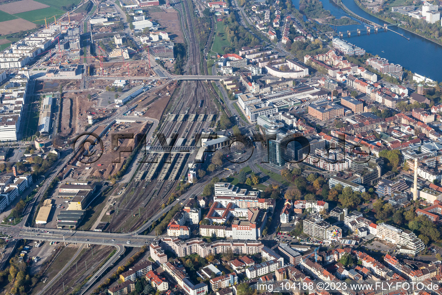 District Weststadt in Heidelberg in the state Baden-Wuerttemberg, Germany