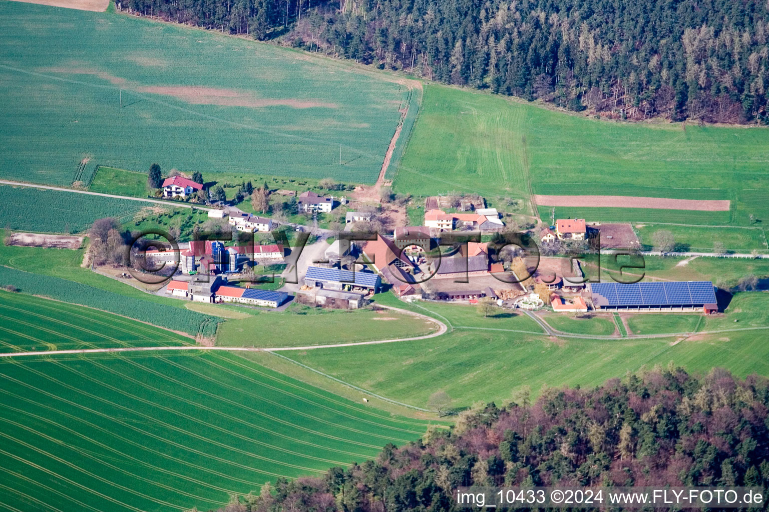 Rossbacher Hof in Erbach in the state Hesse, Germany