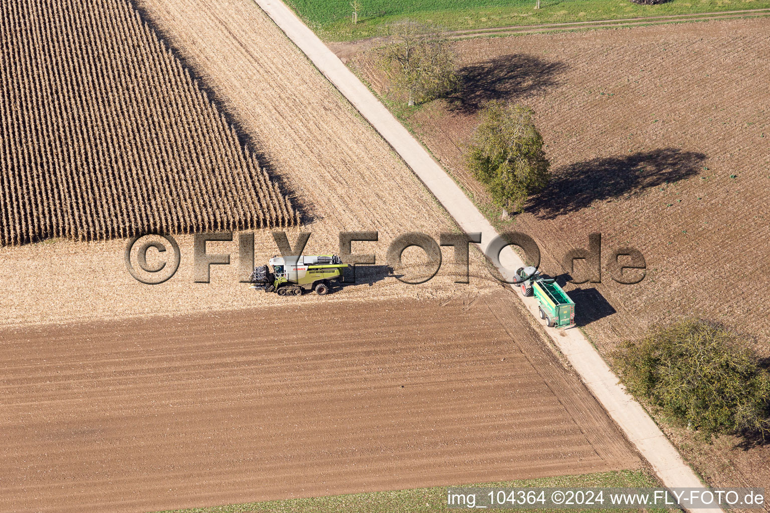 Hergersweiler in the state Rhineland-Palatinate, Germany out of the air