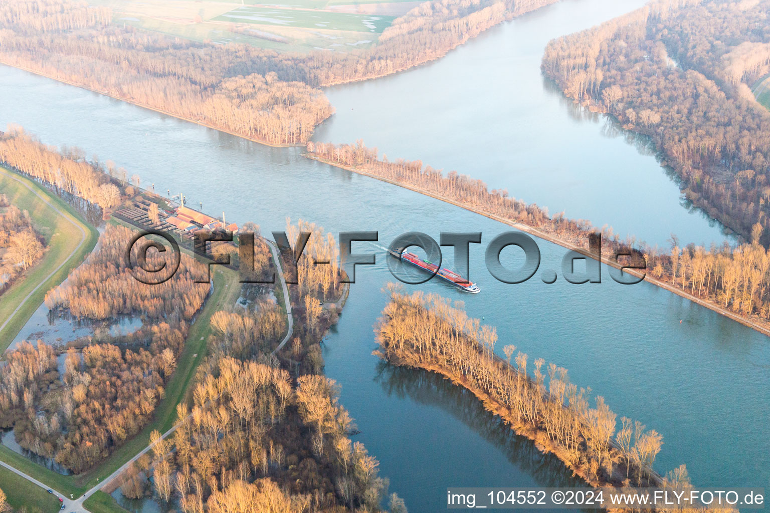 District Sondernheim in Germersheim in the state Rhineland-Palatinate, Germany out of the air