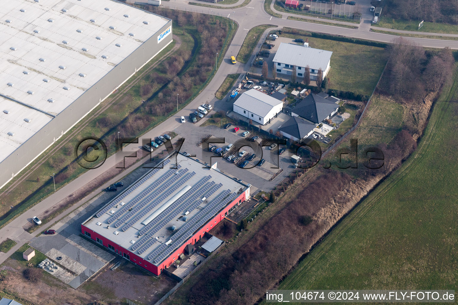 Horst Industrial Estate in the district Minderslachen in Kandel in the state Rhineland-Palatinate, Germany