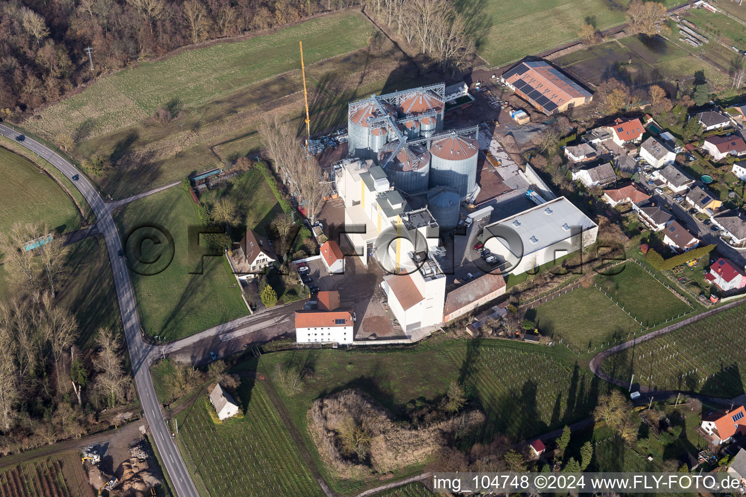 Freimersheim in the state Rhineland-Palatinate, Germany out of the air