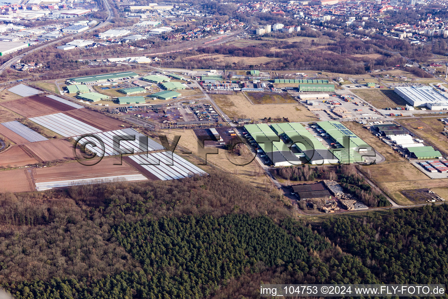 Army Depot in Germersheim in the state Rhineland-Palatinate, Germany