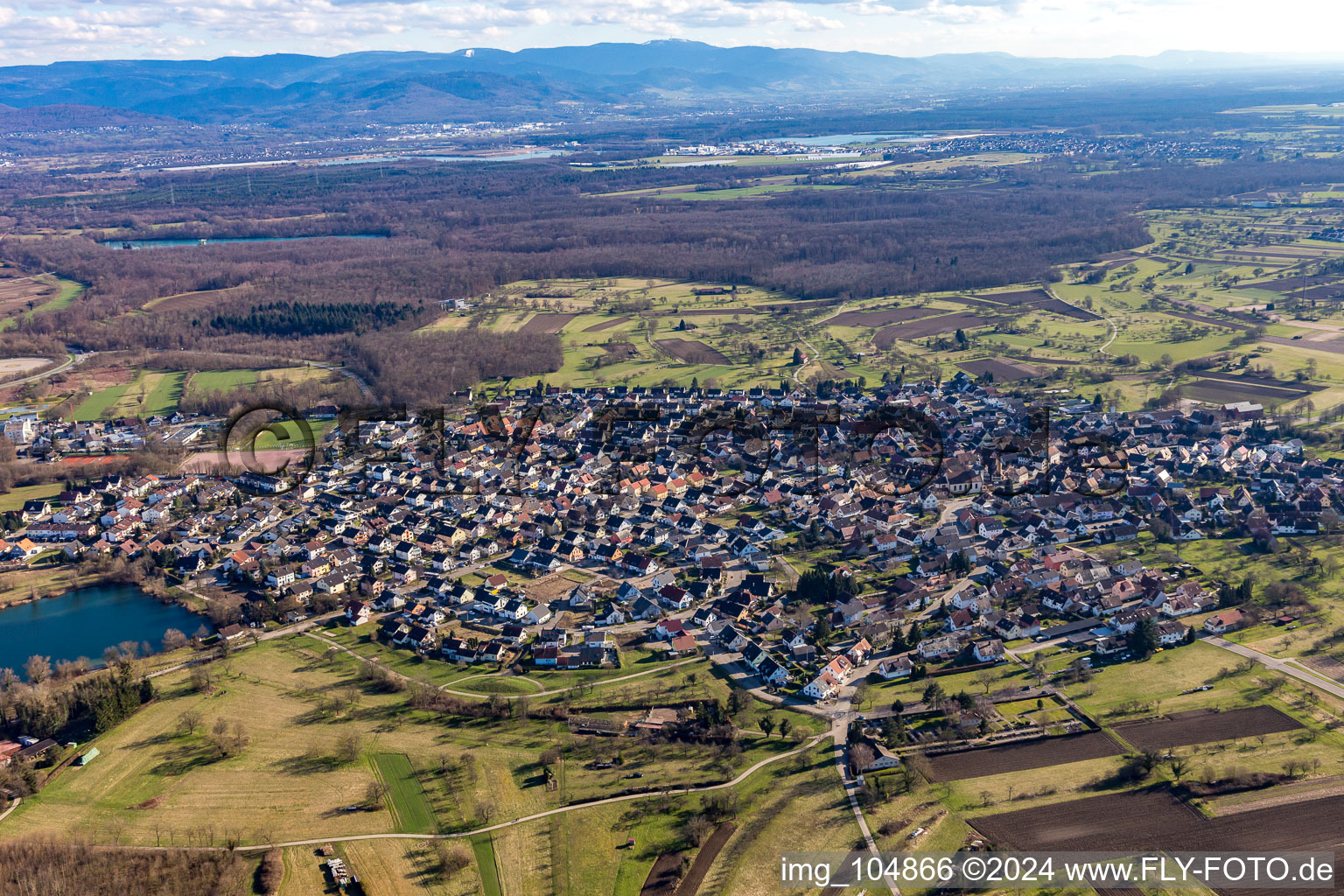 District Ottersdorf in Rastatt in the state Baden-Wuerttemberg, Germany