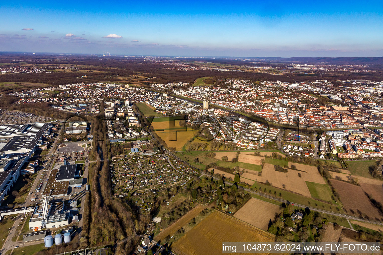 Oberwaldstr in Rastatt in the state Baden-Wuerttemberg, Germany