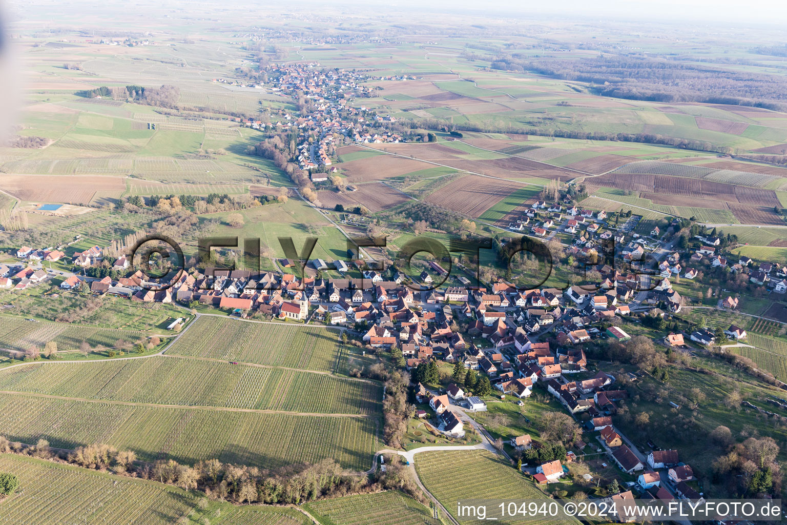 Oberhoffen-les-Wissembourg in Oberhoffen-lès-Wissembourg in the state Bas-Rhin, France