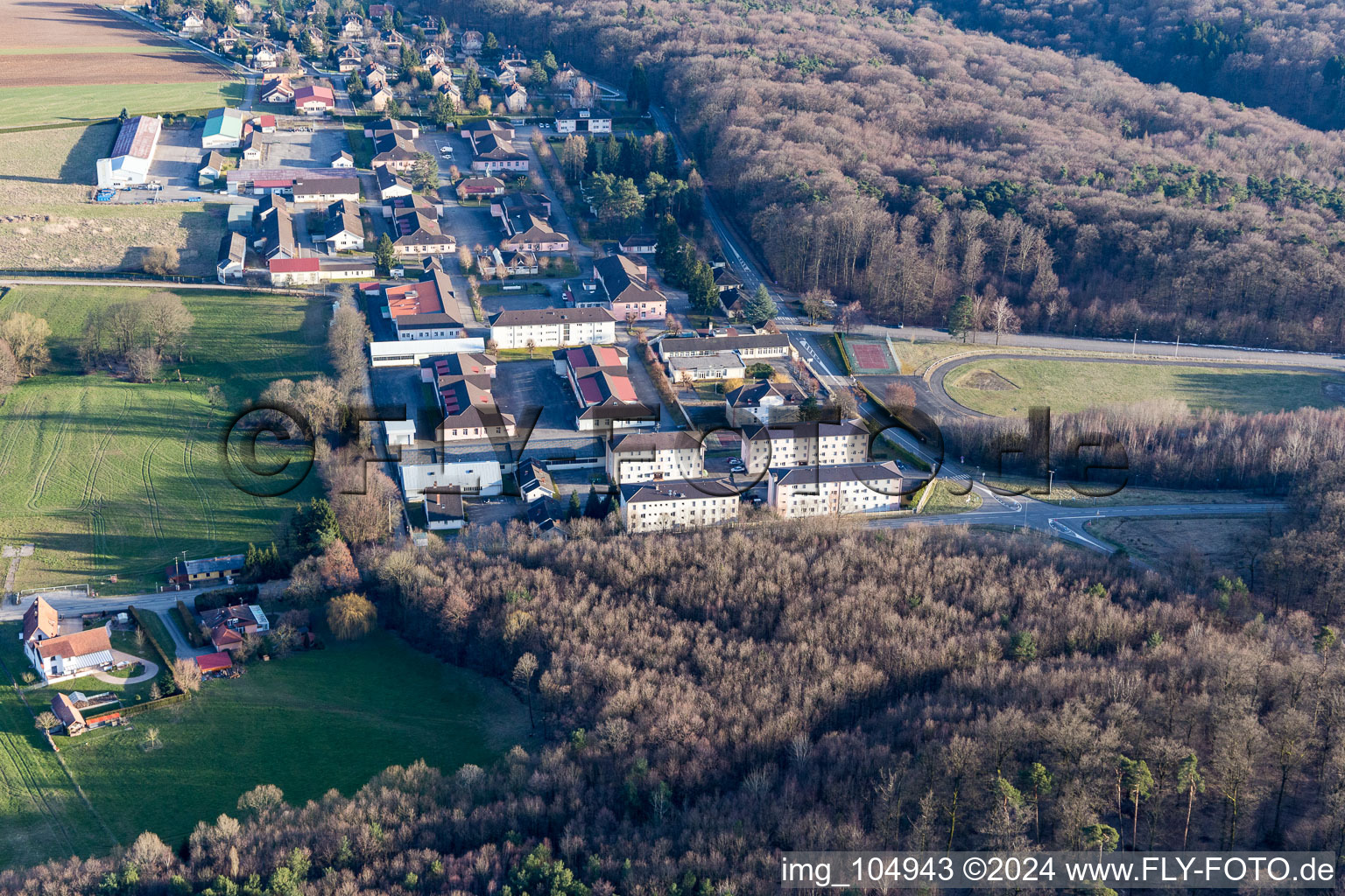 Camp de Drachenbronn in Drachenbronn-Birlenbach in the state Bas-Rhin, France