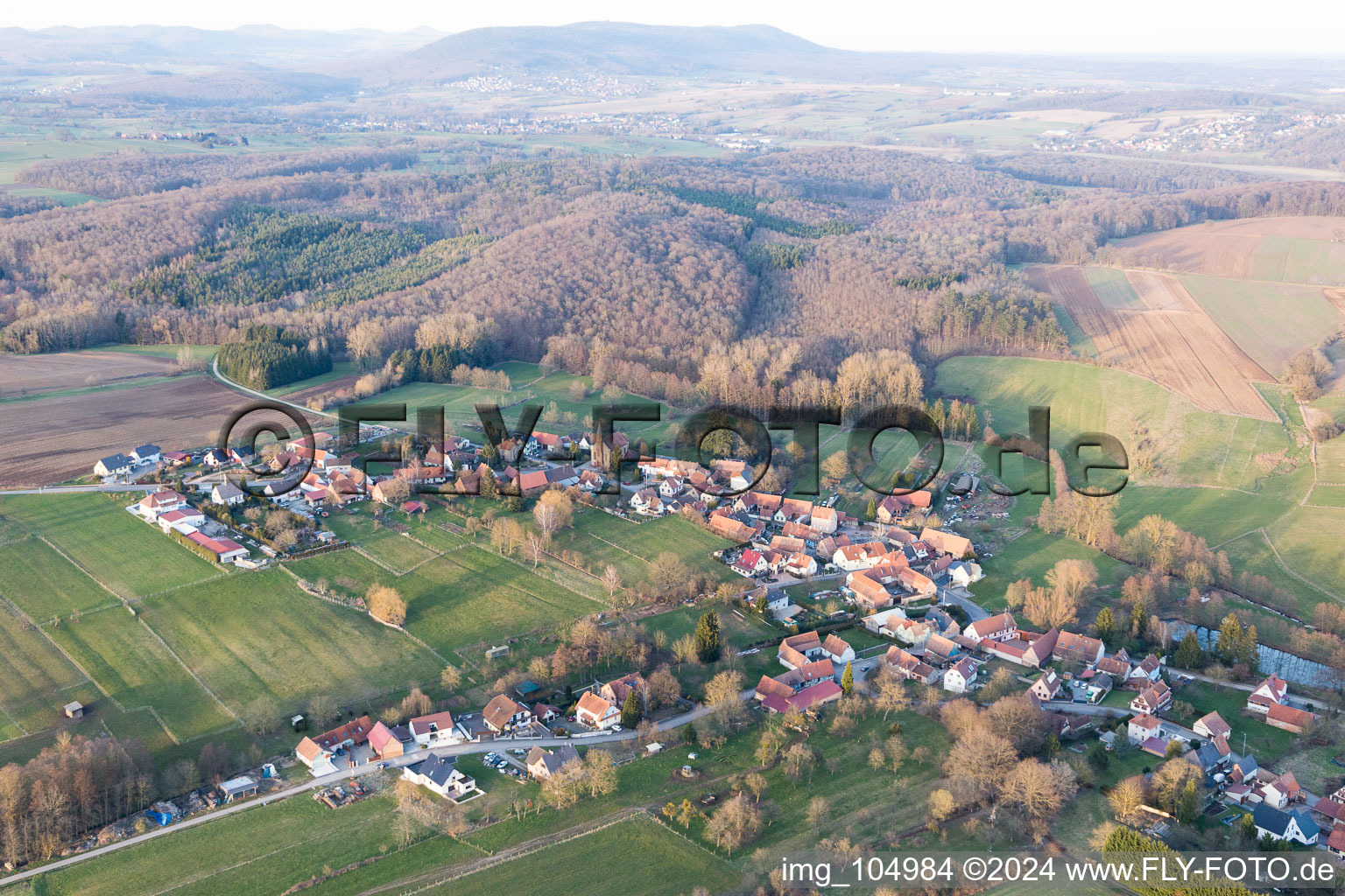 Eberbach in Gundershoffen in the state Bas-Rhin, France