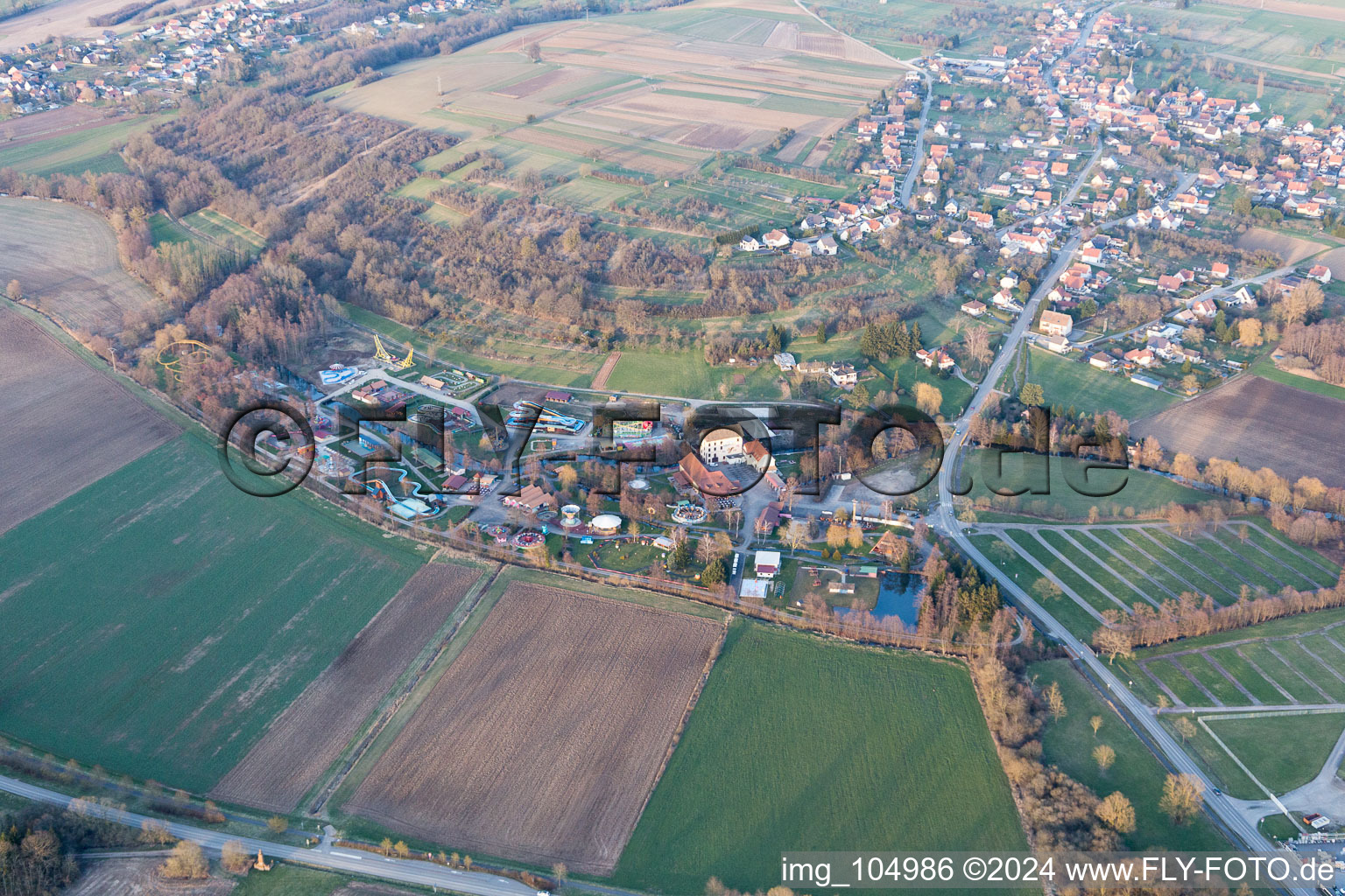 DIDILAND amusement park in Gunstett in the state Bas-Rhin, France