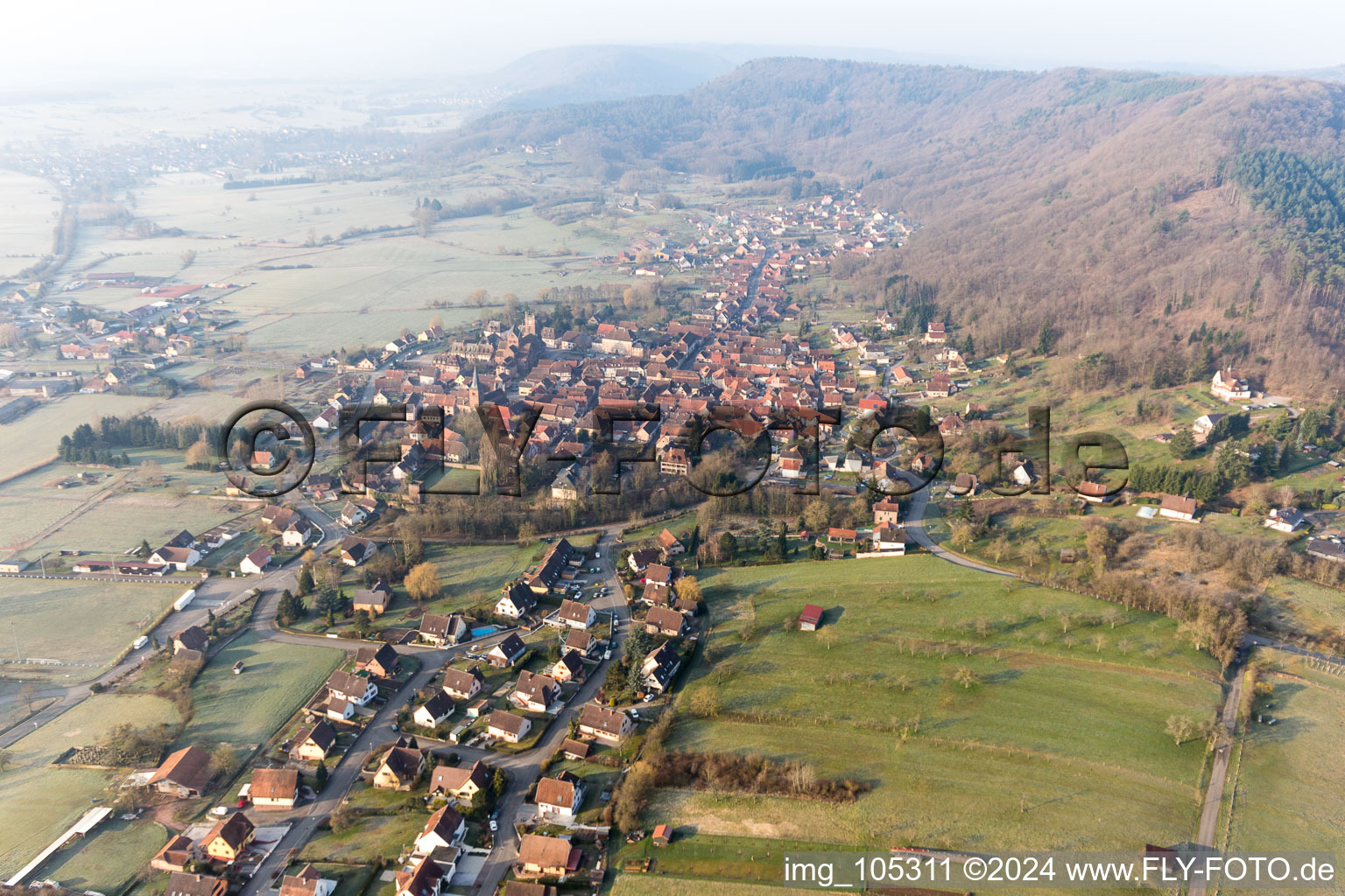 Neuwiller-lès-Saverne in the state Bas-Rhin, France