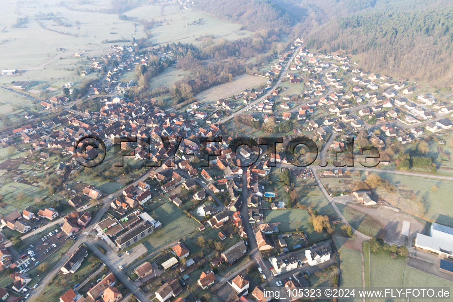 Dossenheim-sur-Zinsel in the state Bas-Rhin, France