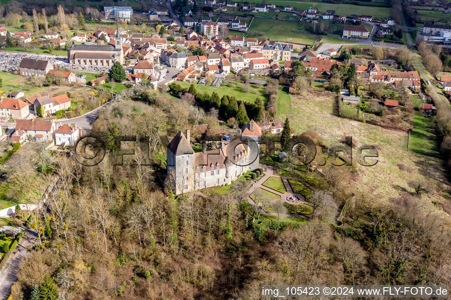 Château of Épinac (Burgundy) in Épinac in the state Saone et Loire, France